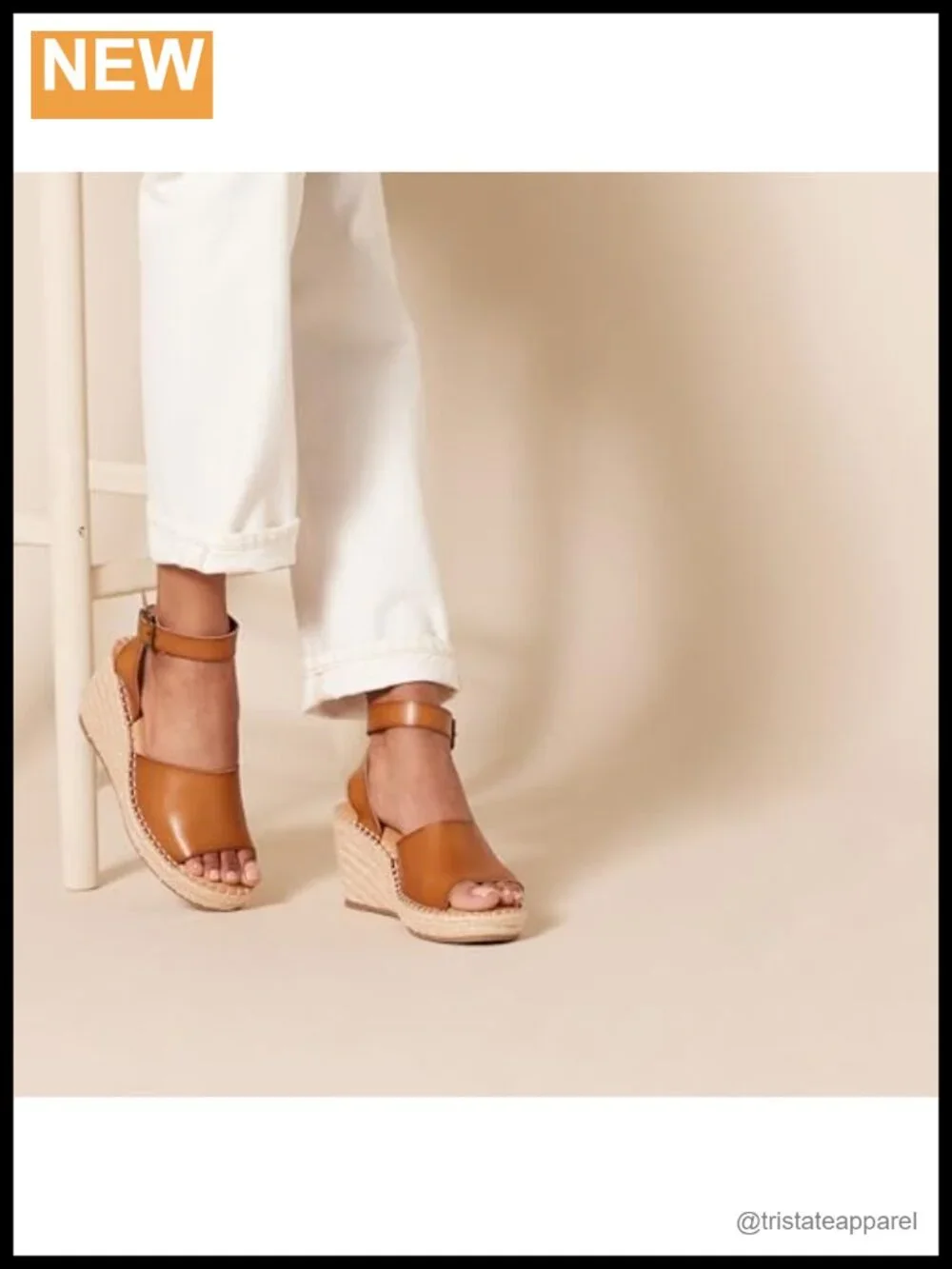 Comfortable Ankle Strap Wedge Espadrille Sandals Memory Foam Faux Leather